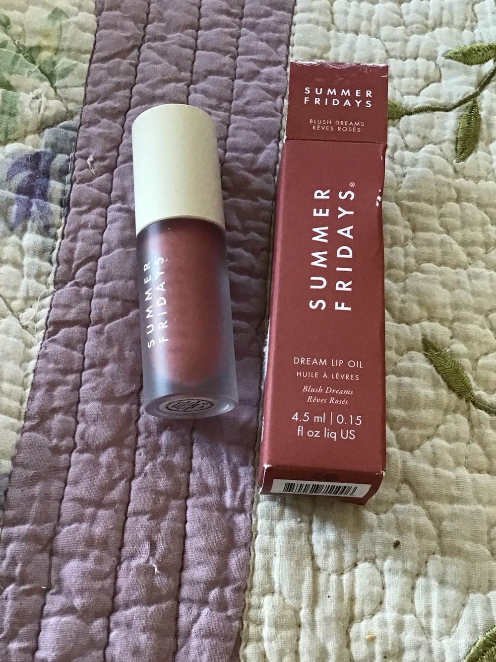 New Summer Fridays Dream Lip Oil β Blush Dreams Pink